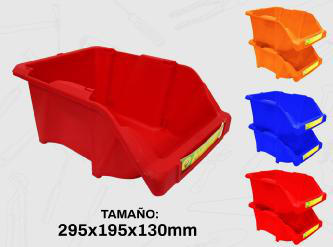 Organizador Plastico 295 X 195 X 130mm