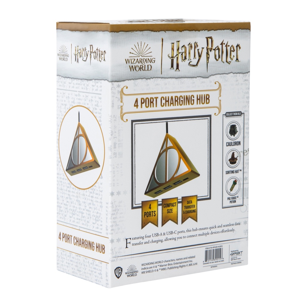 Harry Potter Deathly Hallows 4 Port Charging Hub