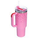 Stanley 40oz Stainless Steel H2.0 Flowstate Quencher Tumbler - Valentine's Day Limited Sweet Hearts