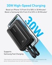 ANKER Zolo Power Bank 10,000mAh Fast Charging MFi Certified Lightning Cables USB-C & USB-A Port