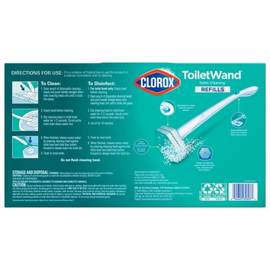 CLOROX Toilet Wand Handle + 36 Refills