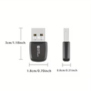 Adaptador Inalambrico USB WiFi6 Wireless Adapter 286Mbps 2.4GHz