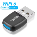 Adaptador Inalambrico USB WiFi6 Wireless Adapter 286Mbps 2.4GHz