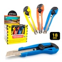 Cuchilla Retractil 12pza SECURITY