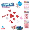 Figuras Foamy Adhesivas Glitter Surtidas POINTER