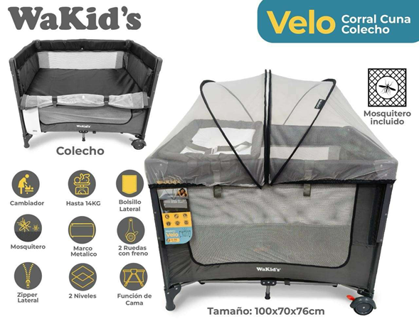 Corral para Bebe con Velo WAKID'S