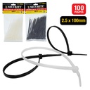 Sunchos Plasticos 4" 25 X 100mm 100pza SECURITY