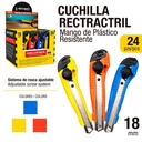 Cuchilla Retractil 24pza SECURITY