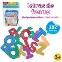 Letras Foamy Escarchadas 107pza POINTER
