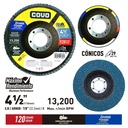 Disco de Lija Flap++ 4-1/2" #100 COVO