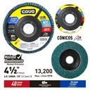 Disco de Lija Flap++ 4-1/2" #40 COVO