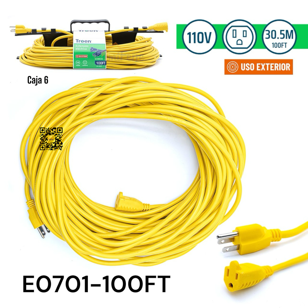 Extension Electrica 25ft TROEN