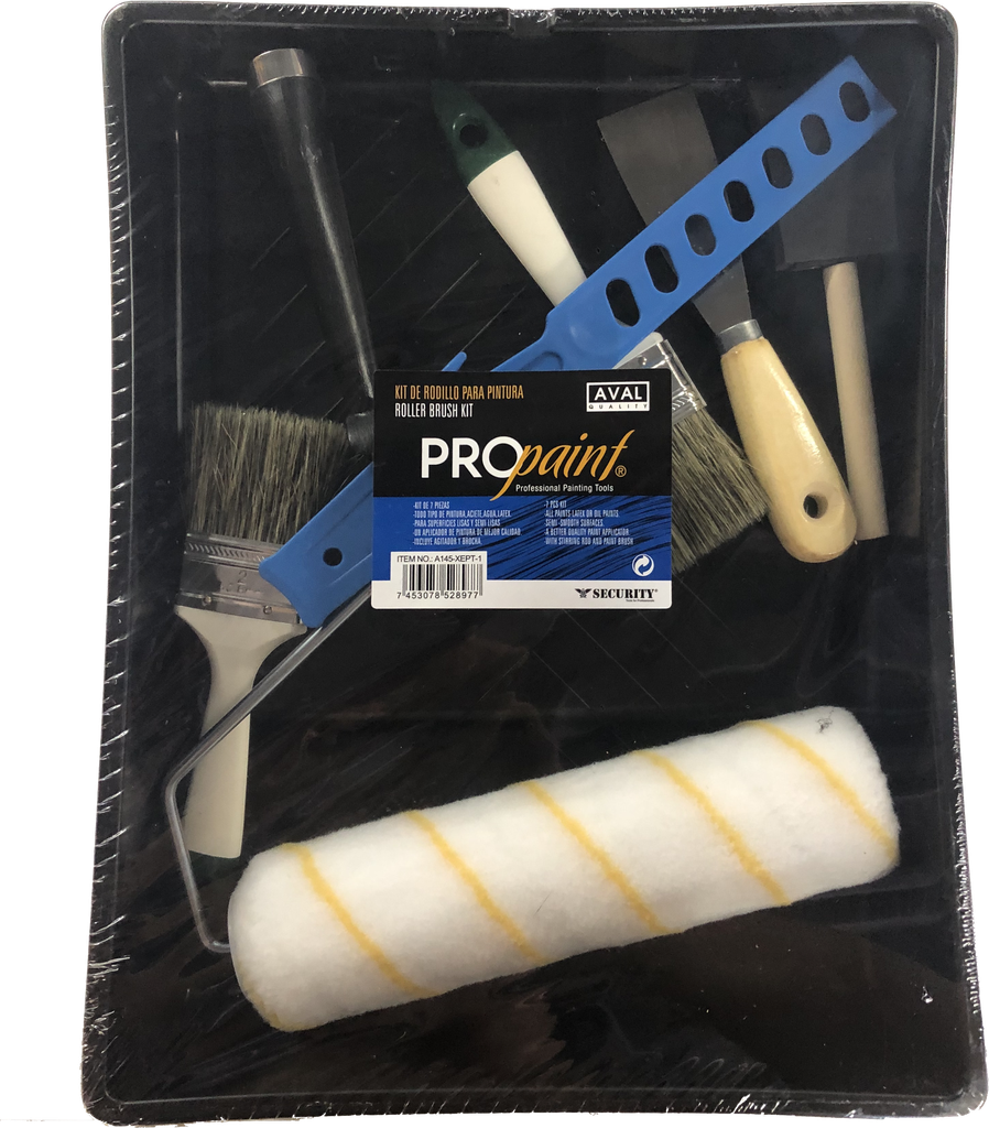 Kit de Rodillo para Pintura 7pza PROpaint