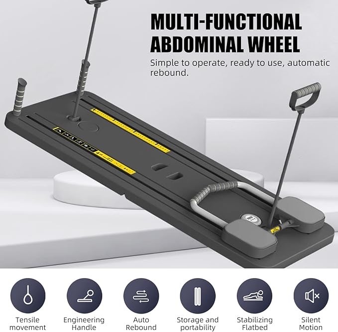 Pilates Board, Multifunctional Abdominal Board, Ab Core Trainer, Ab Trainer Machine, Ab Board, Exercise Board, Abs Workout Equipment, Core Workout Equipment PAFAL