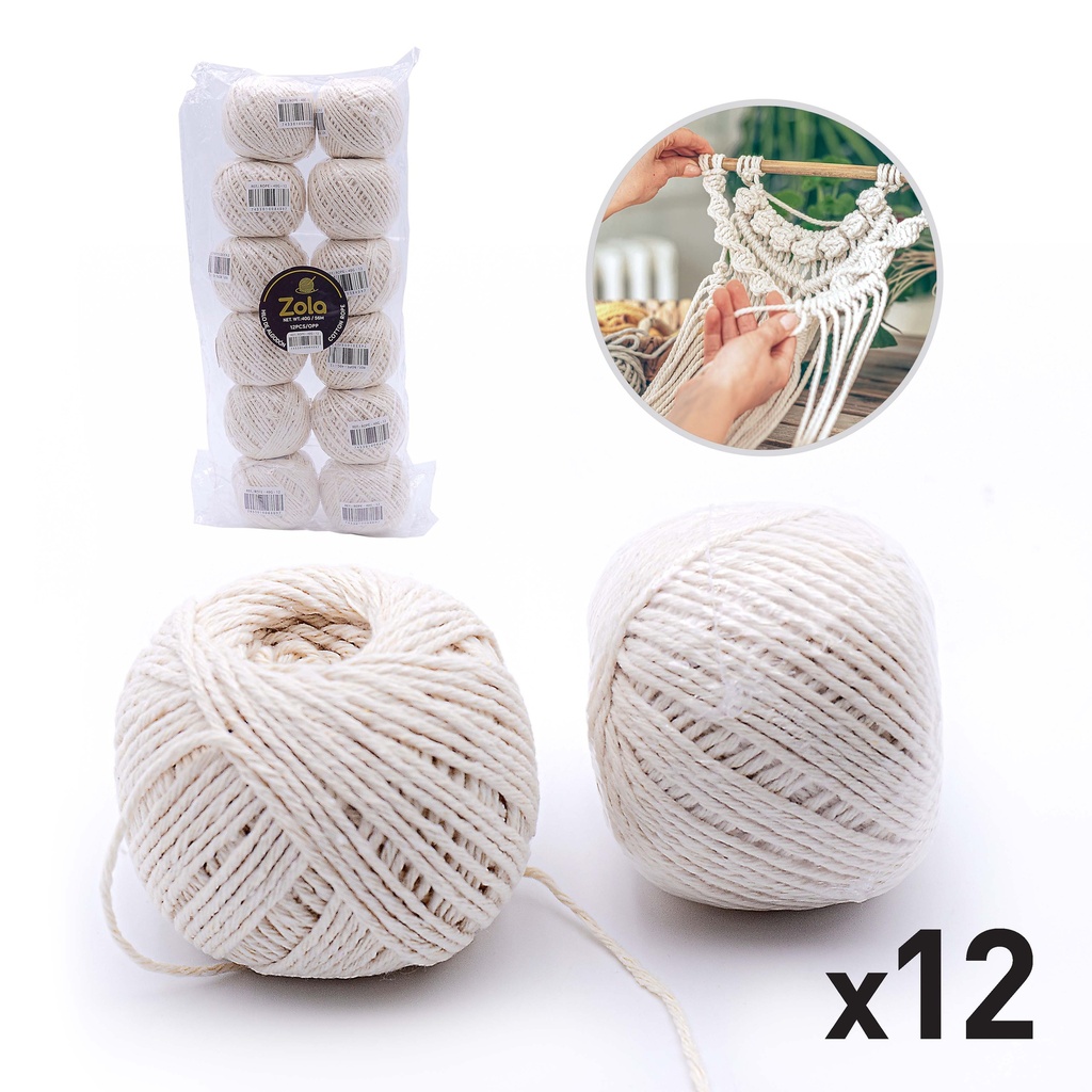 Hilo Pabilo 40g 56m 12pza ZOLA