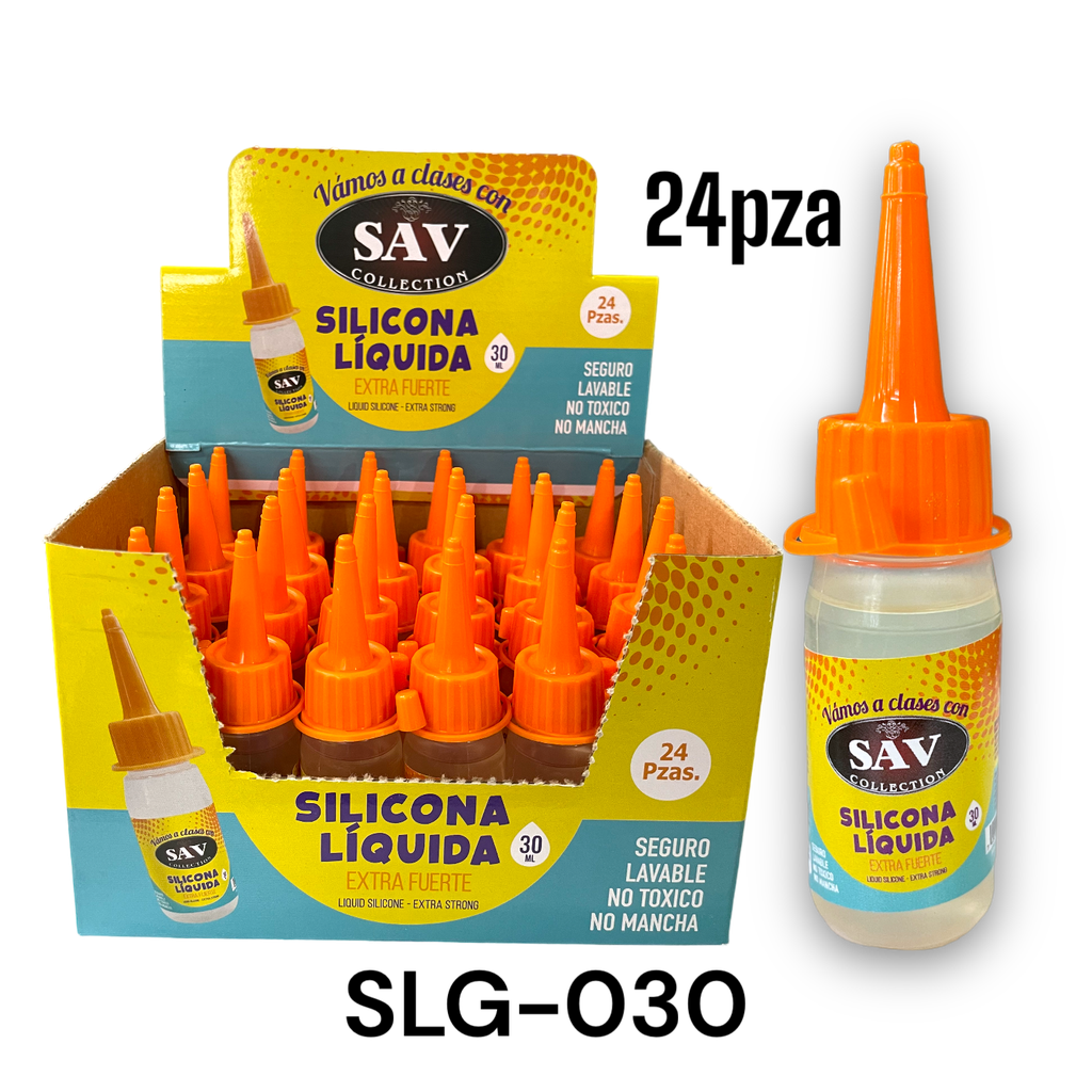 Goma Silicona 30ml SAV 24pza