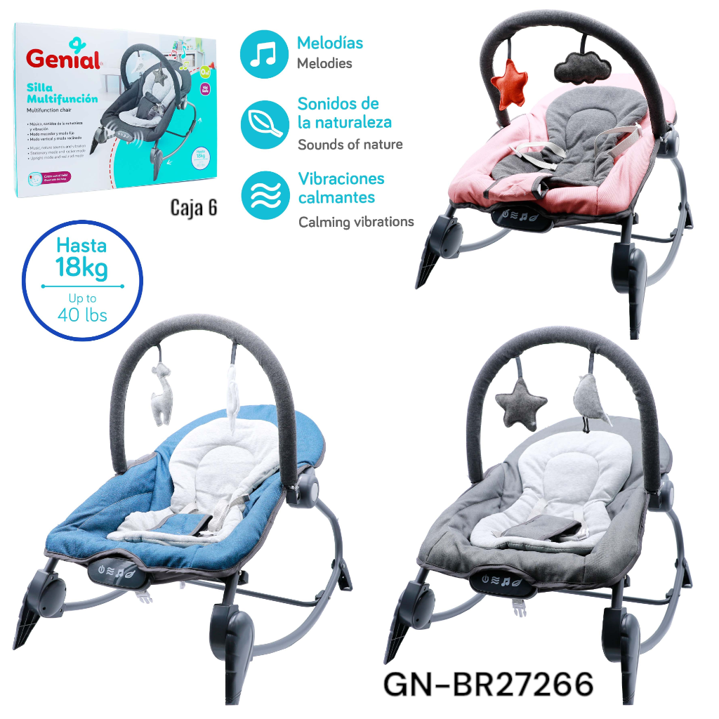 Silla Multifuncion 18Kg GENIAL