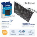 Regadera Tipo Lluvia 8" GRIVEN