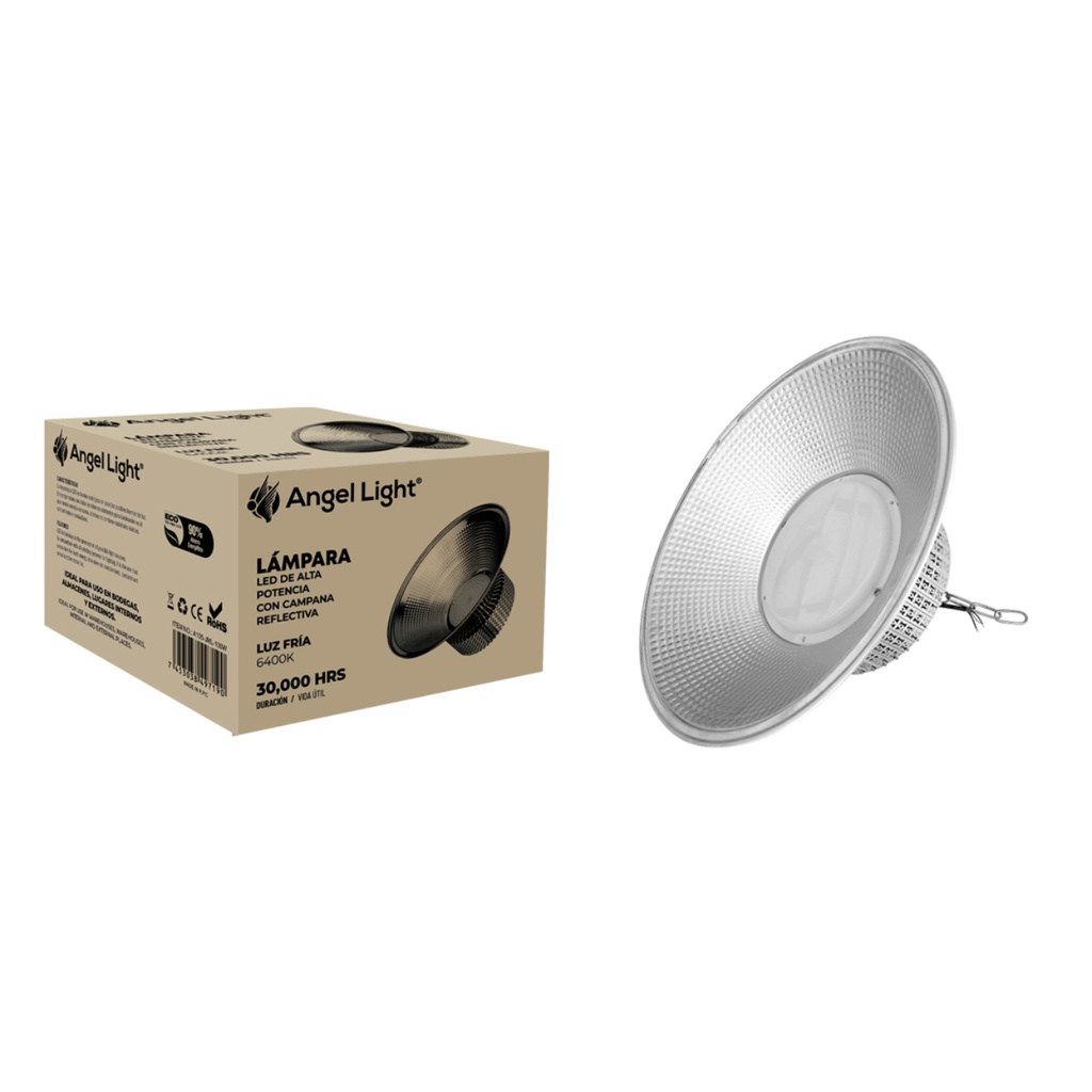 Lampara Led de Alta Potencia con Campana Reflectiva 100W 6400K