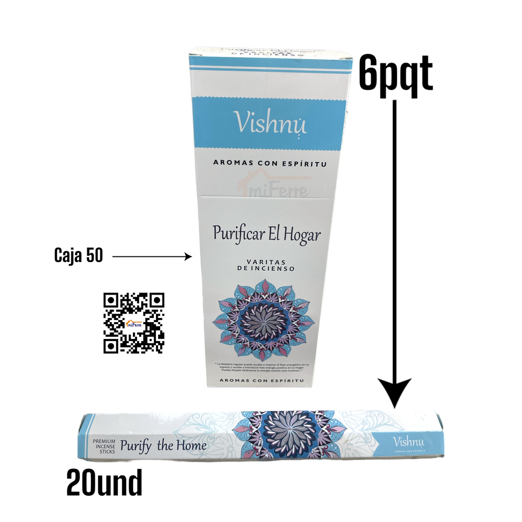 Incienso Purificar El Hogar VISHNU SAV