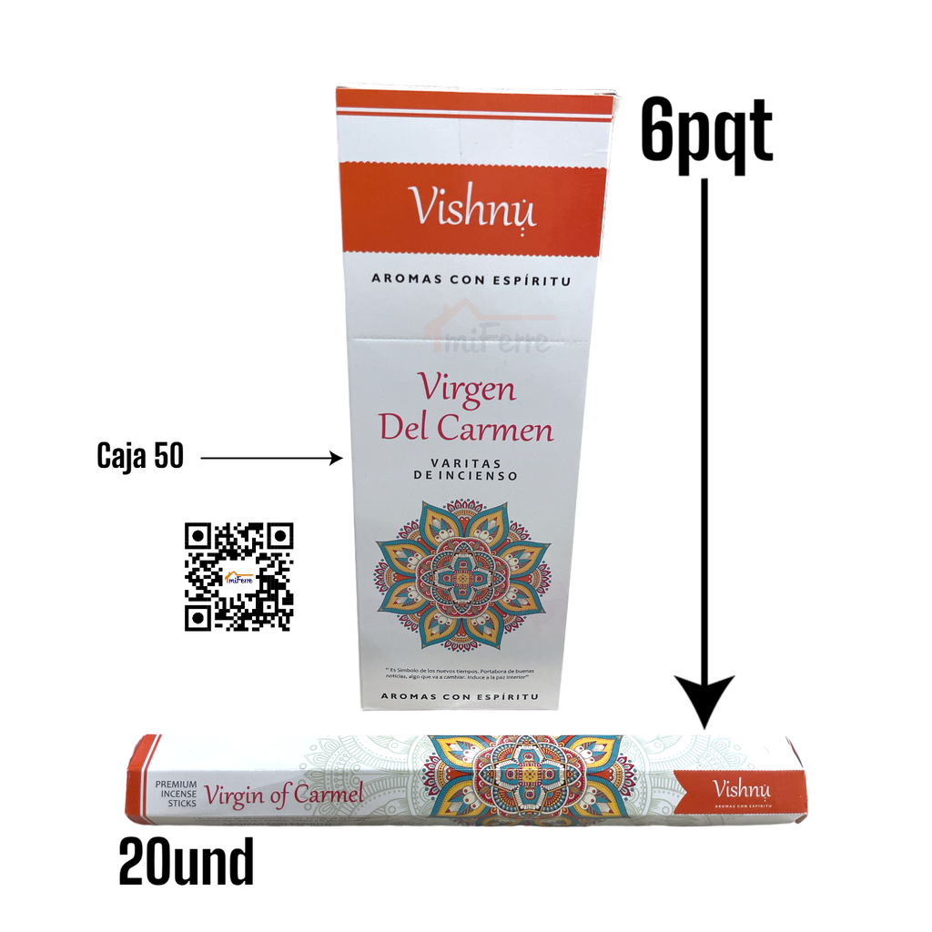 Incienso Virgin del Carmen VISHNU SAV