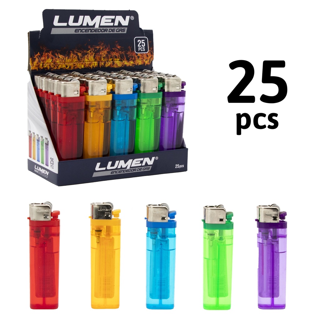Encendedor 25pza LUMEN LIGHT