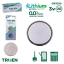 40-Pack Bateria CR2025 TROEN
