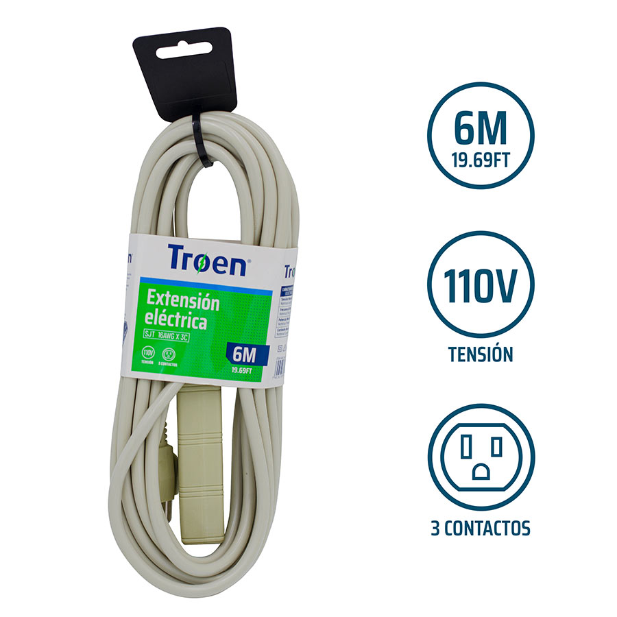 Extension Electrica 6m (19.69ft) TROEN