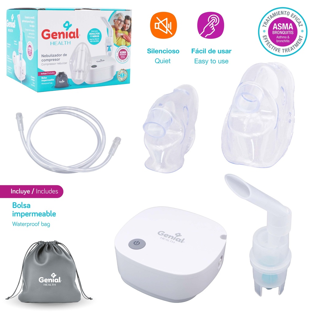 Nebulizador de Compresor GENIAL Health