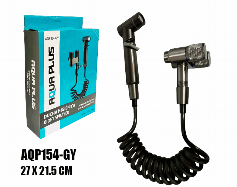 Set de Ducha Telefono Metal Satinada AQUA PLUS