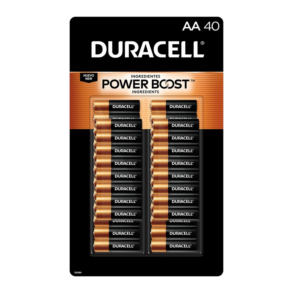 Bateria AA Alkalina DURACELL 40pza