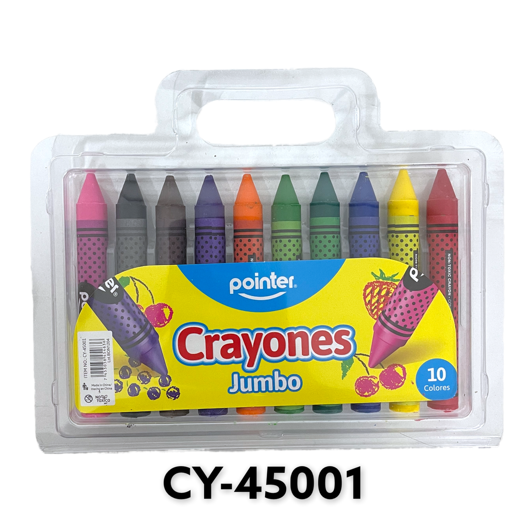 Crayones Jumbo 10pza POINTER