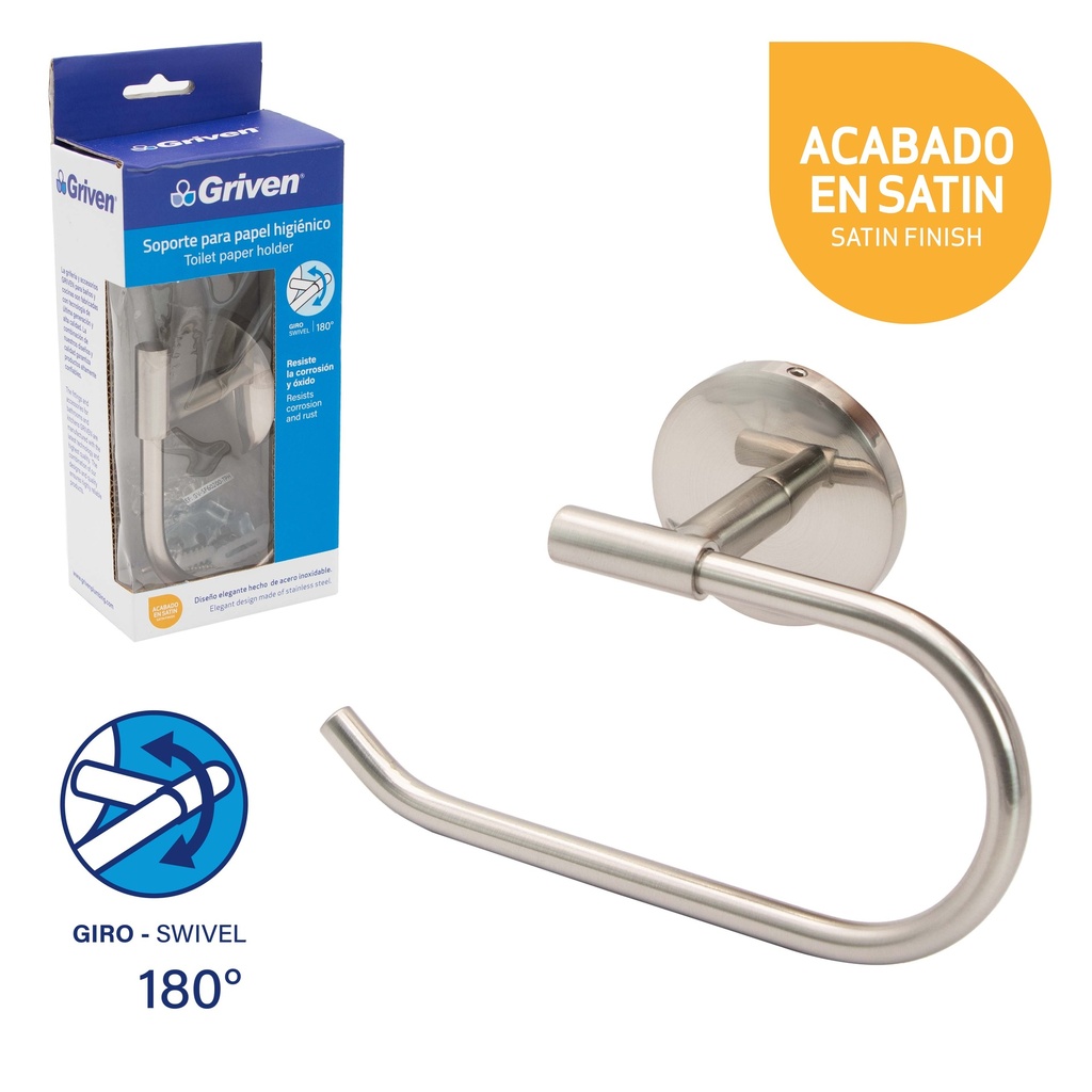 Soporte para Papel Higienico GRIVEN
