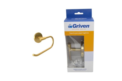 Soporte para Papel Higienico GRIVEN Golden Series
