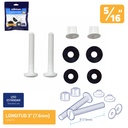 Tornillo Plastico para Tapa de Inodoro 5/16" GRIVEN