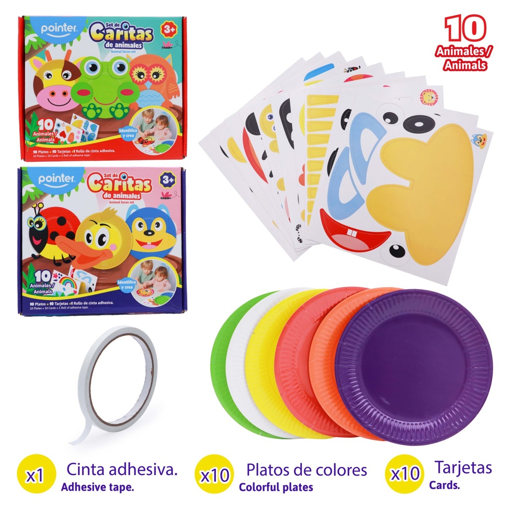 Set de Caritas de Animales POINTER