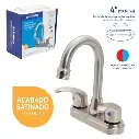 Grifo Central para Lavamanos Cuello Tipo Bar 4" GRIVEN