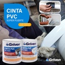 Cinta PVC 4 X 60" Blanco GRIVEN 