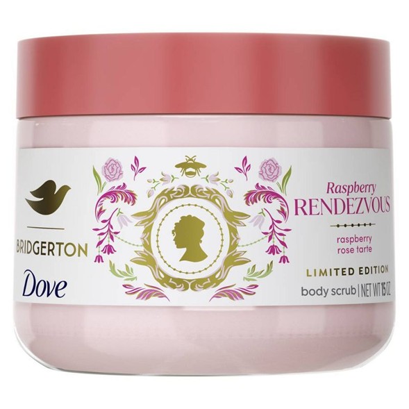 DOVE Bridgerton Raspberry Rendezvous Body Scrub 15oz Limited Edition