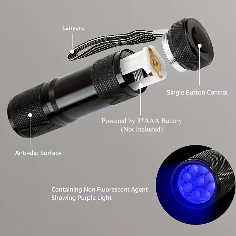 Mini Linterna Ultravioleta
