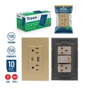 Tomacorriente Doble con USB y Tipo C TROEN