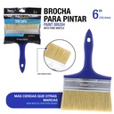 Brocha Plastica 6" PROPAINT 6pza