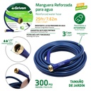 Manguera Reforzada para Agua 1/2" X 25ft GRIVEN