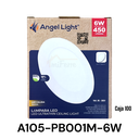 [A105-PB001M-6W] LAMPARA LED EMPOTRABLE ANGEL LIGHT REDONDA 6W 3000K