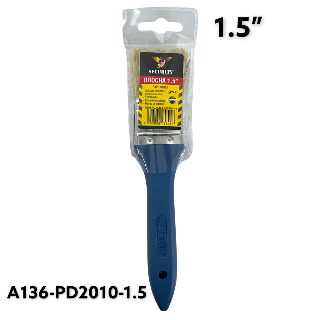 Brocha Plastica 1.5" SECURITY
