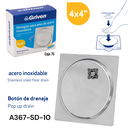 [A367-SD-10] Desague de Piso Pop Up GRIVEN