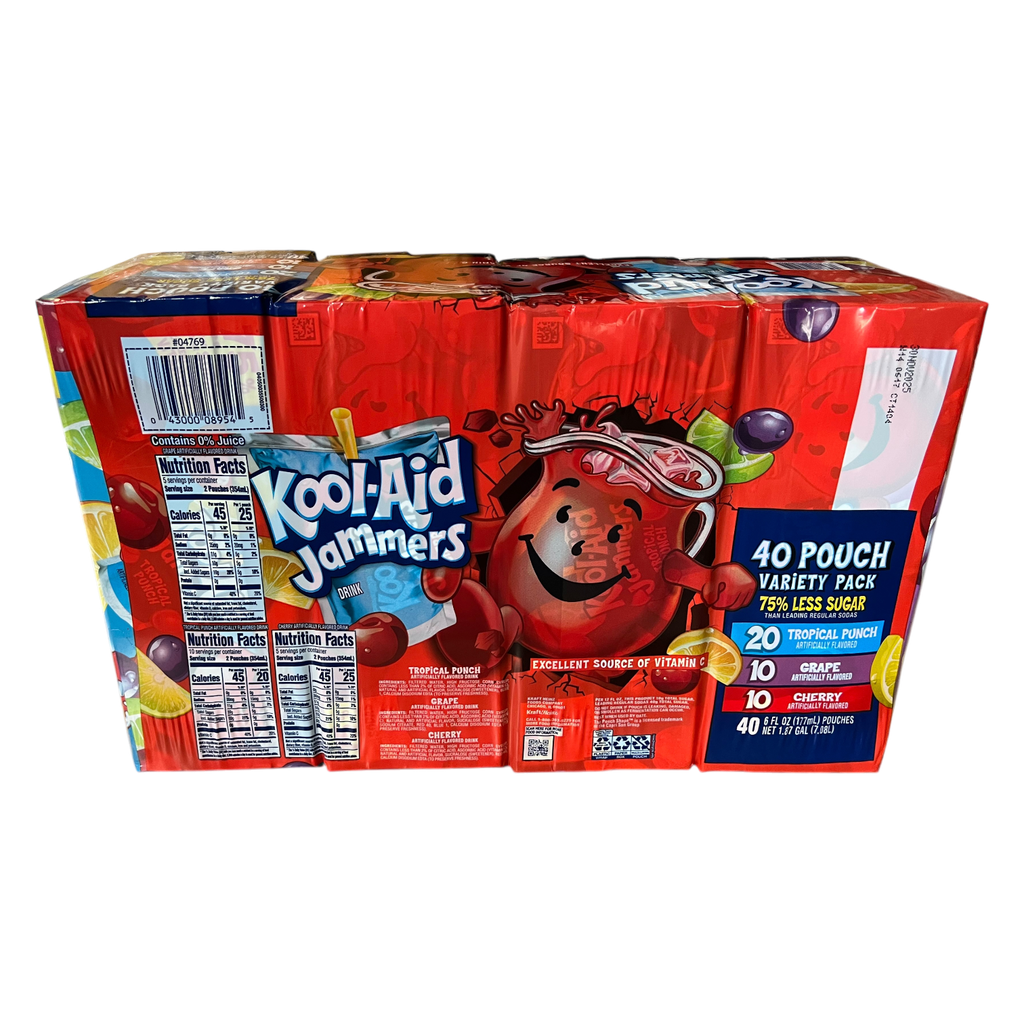 Kool Aid Jammers 177ml 40 Variety Pack