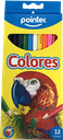 [RCP-12] LAPICES DE COLORES POINTER (12 colores)