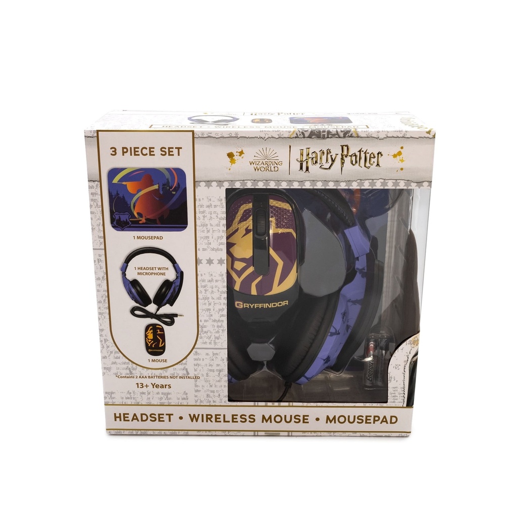 Harry Potter Headset + Wireless Mouse + Mousepad