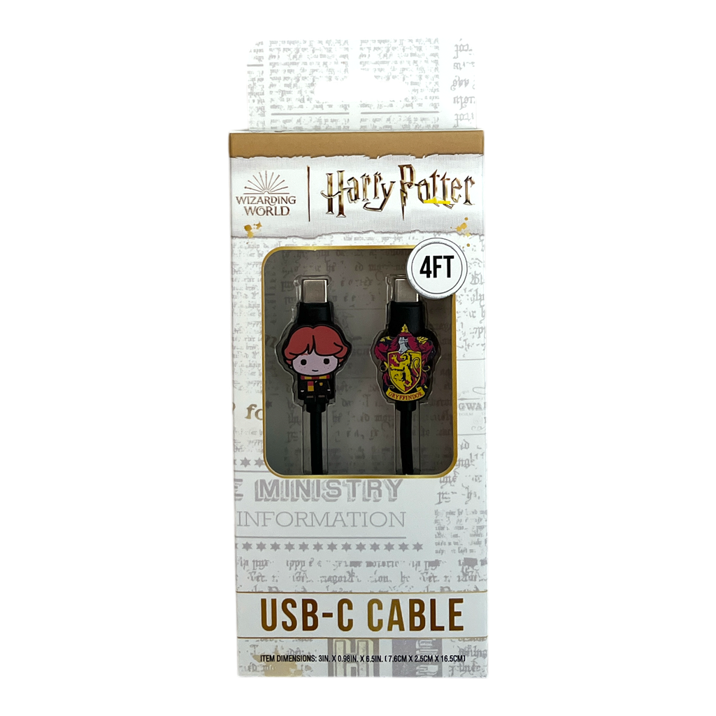 Cable USB-C Harry Potter RON 4ft